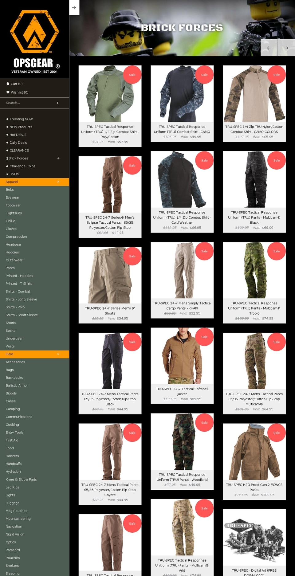 opszone.com shopify website screenshot