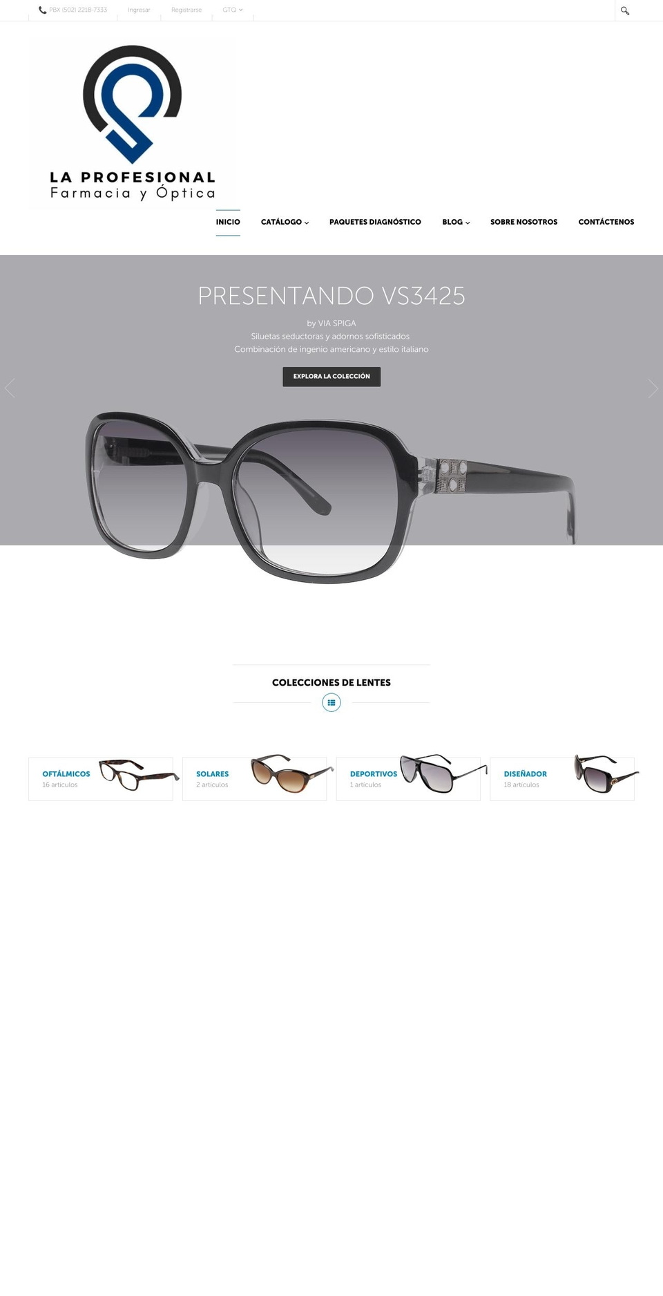 WATCHES Shopify theme site example opticalaprofesional.com
