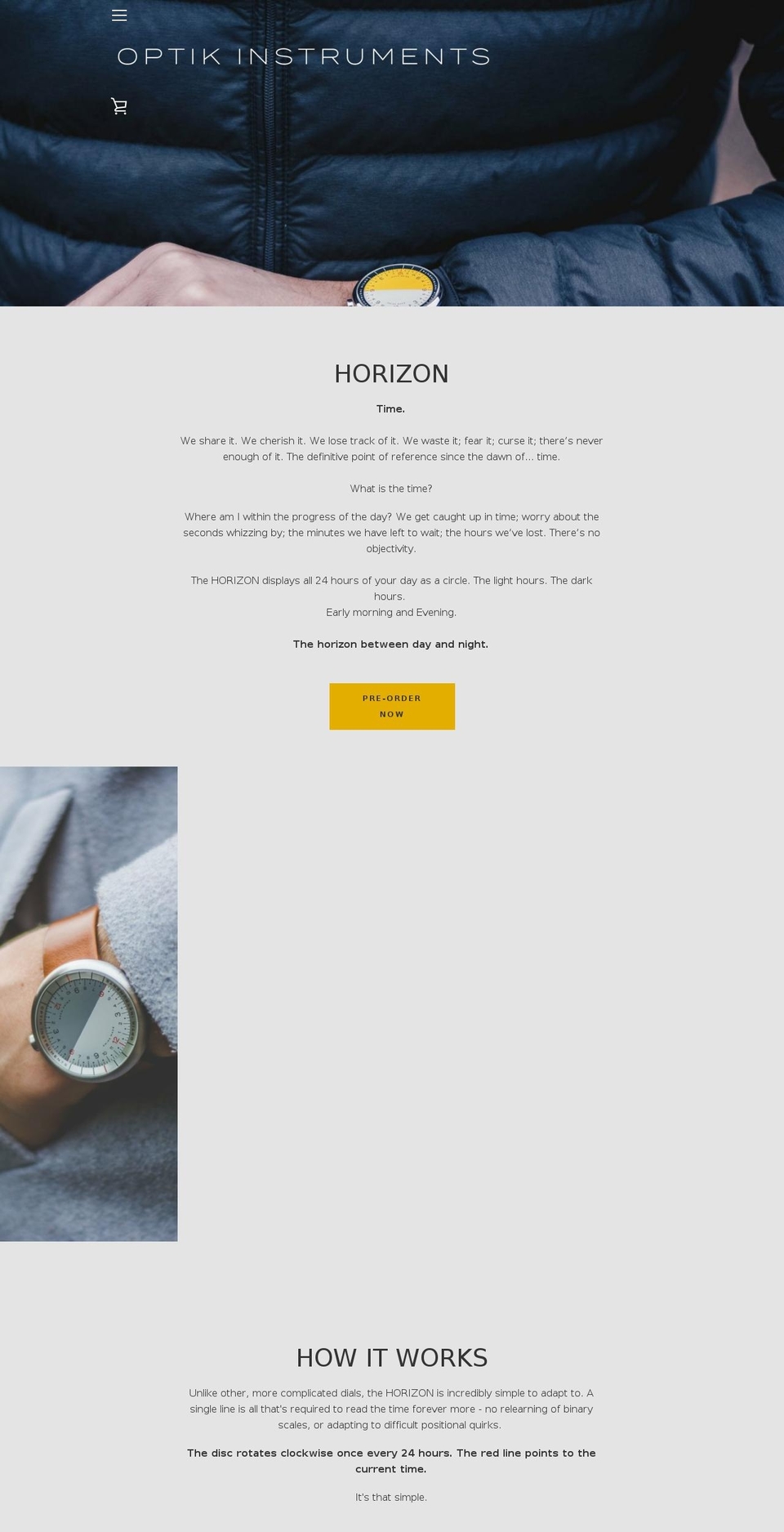 optikinstruments.com — Shopify storefront screenshot