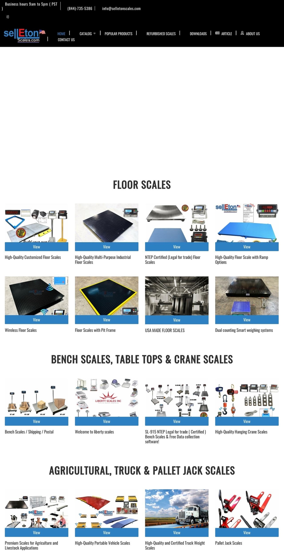 optimalscales.com — Shopify storefront screenshot
