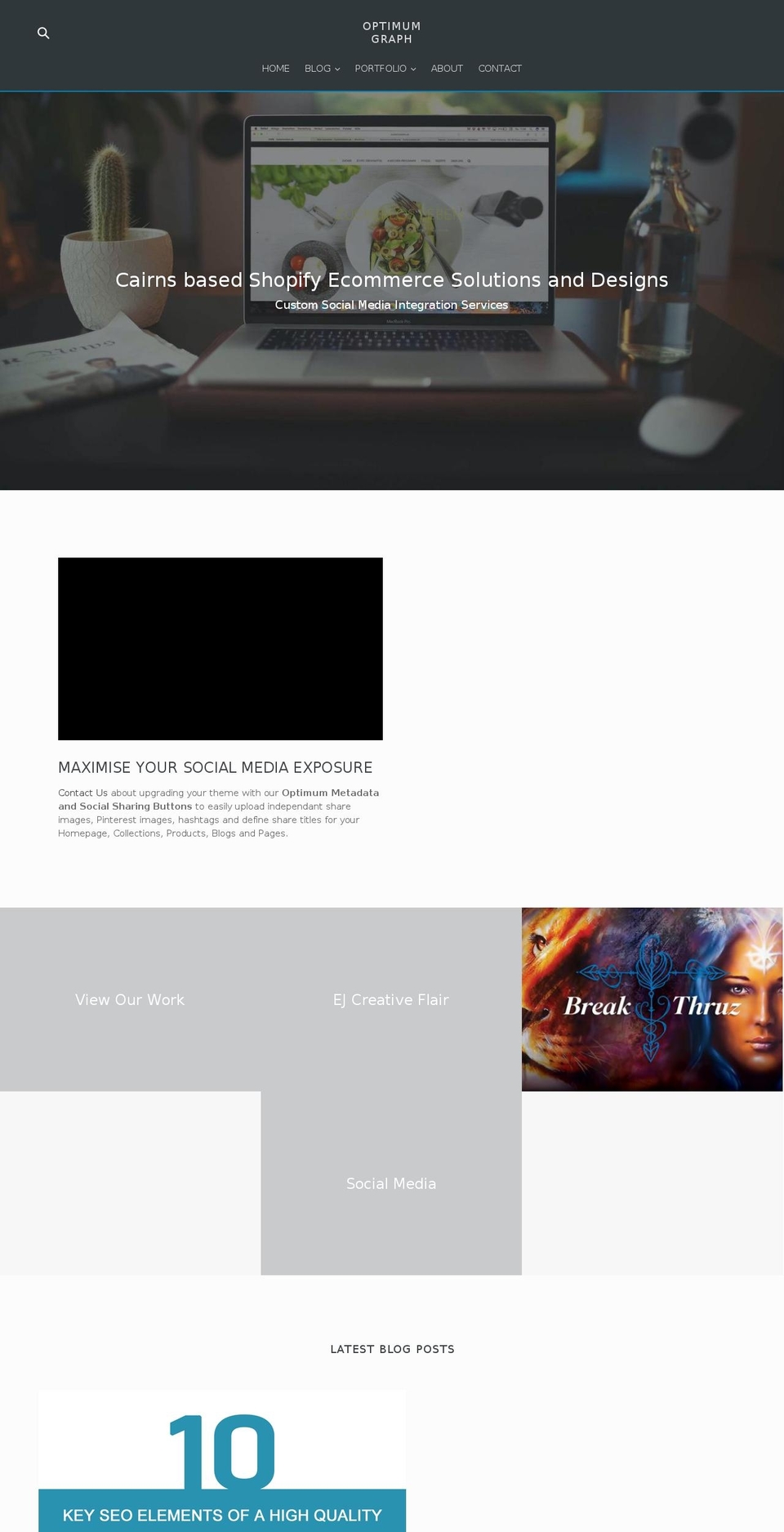 optimumgraph.com — Shopify storefront screenshot
