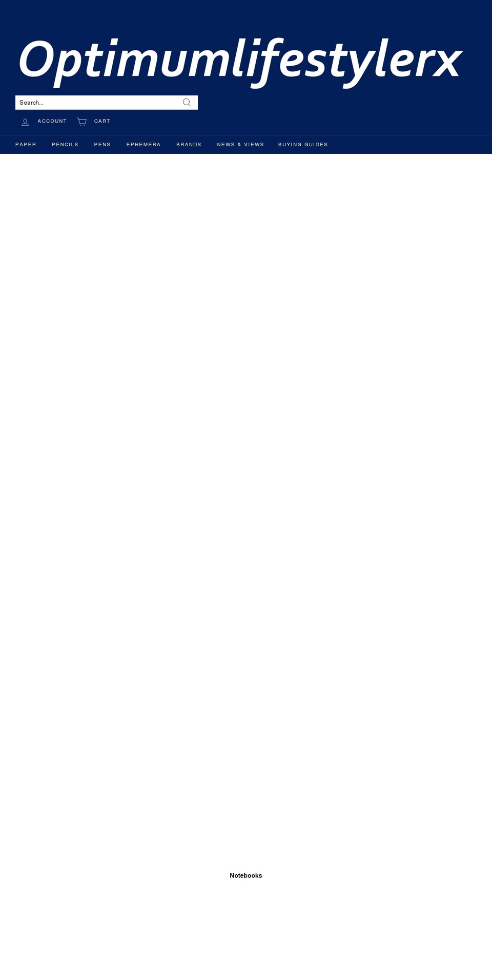 optimumlifestylerx.com shopify website screenshot