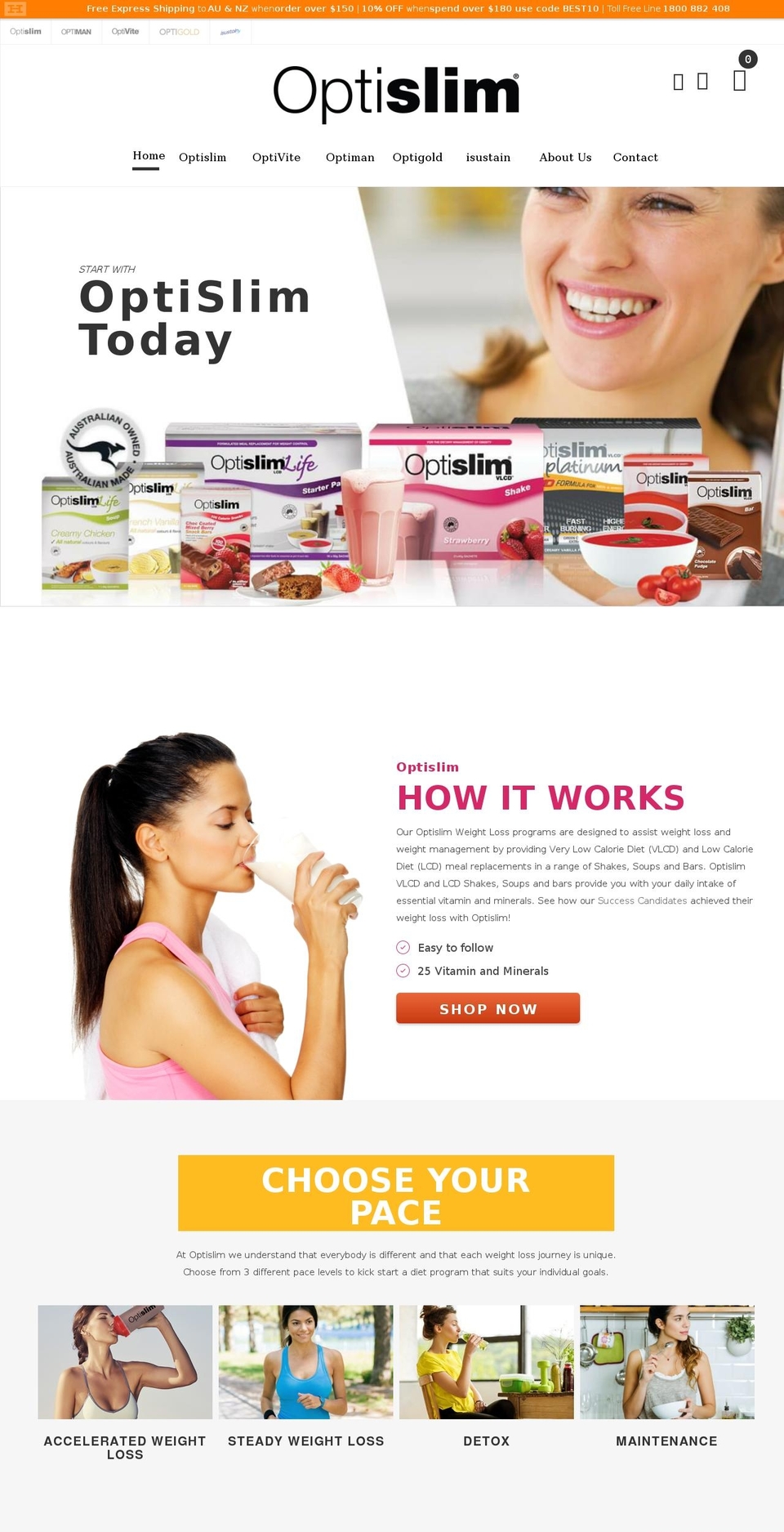 optipharm.myshopify.com shopify website screenshot
