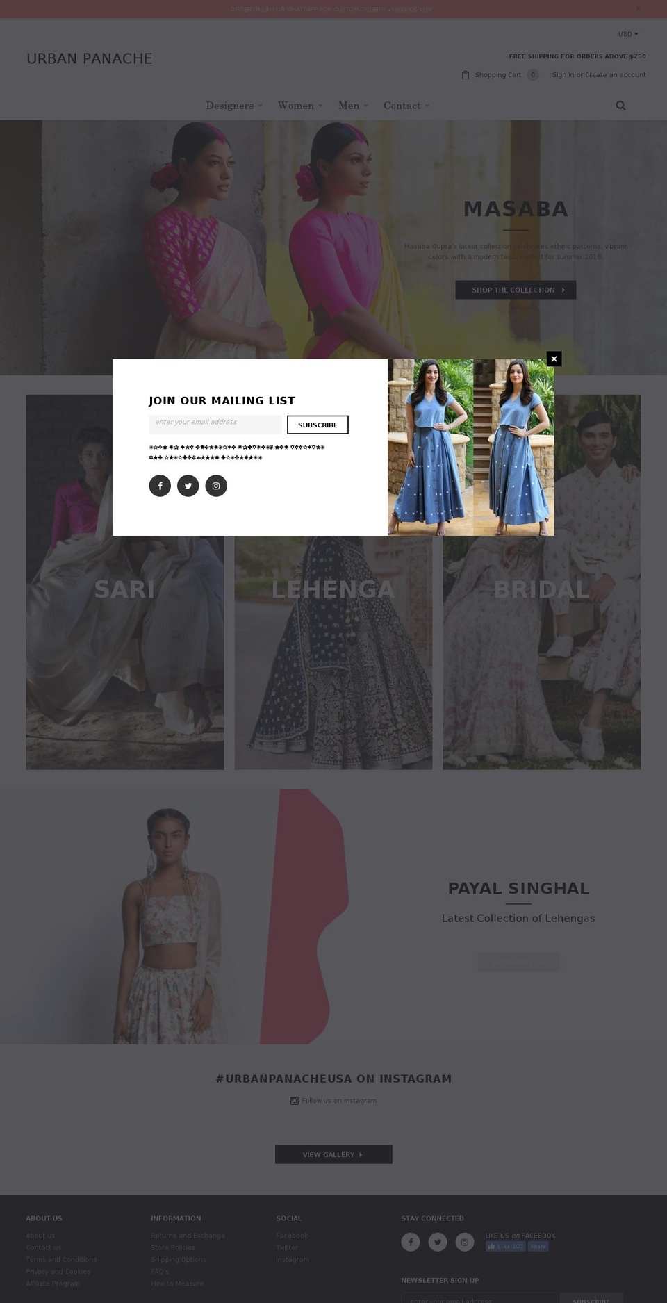 opulencebysonya.com — Shopify storefront screenshot