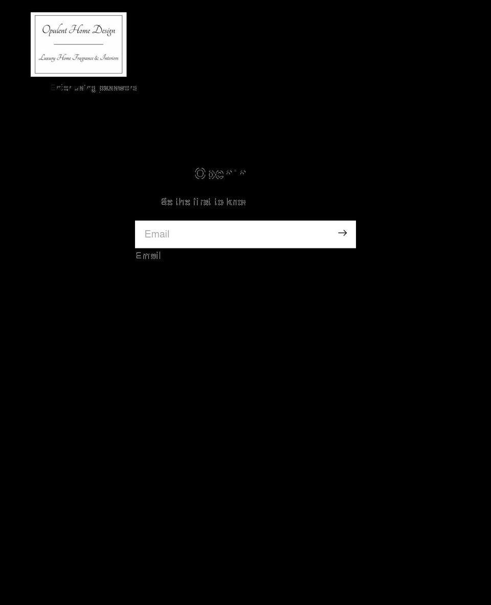 opulenthomedesign.com shopify website screenshot