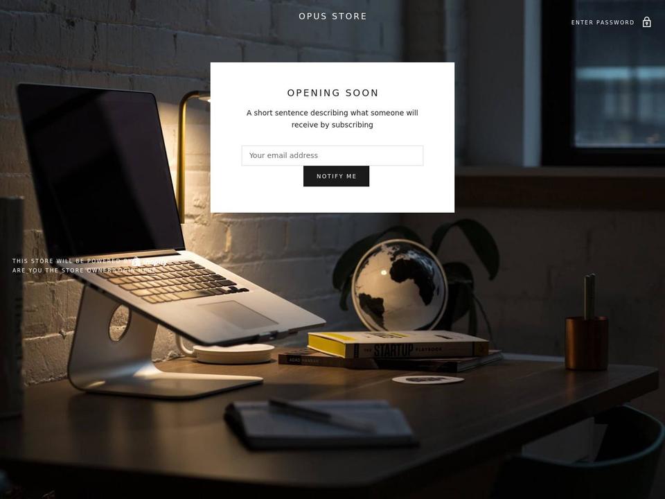 opusmea.com shopify website screenshot