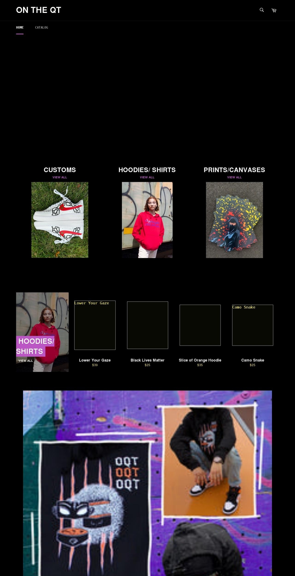 oqtapparel.com shopify website screenshot