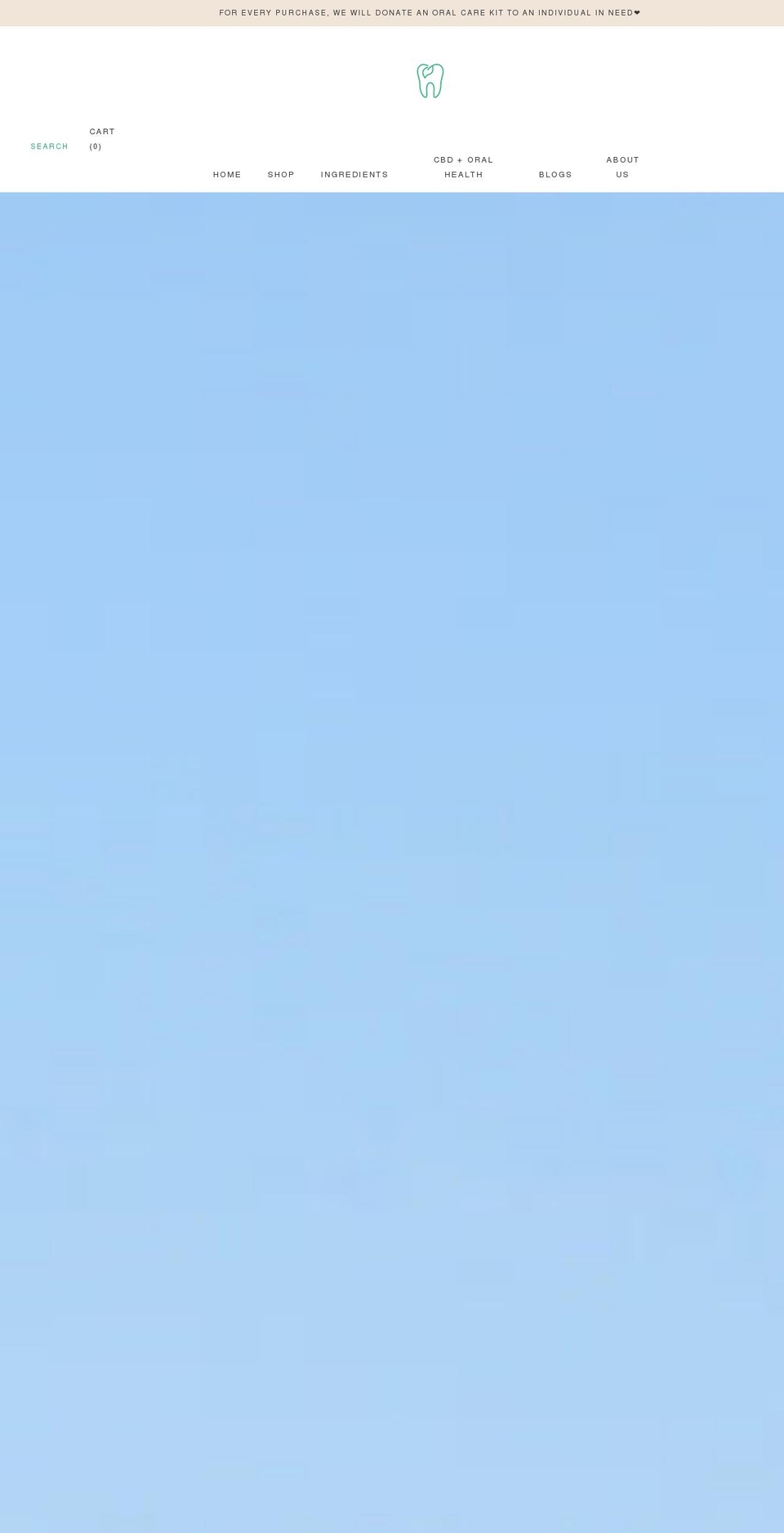 orablisscbd.com shopify website screenshot