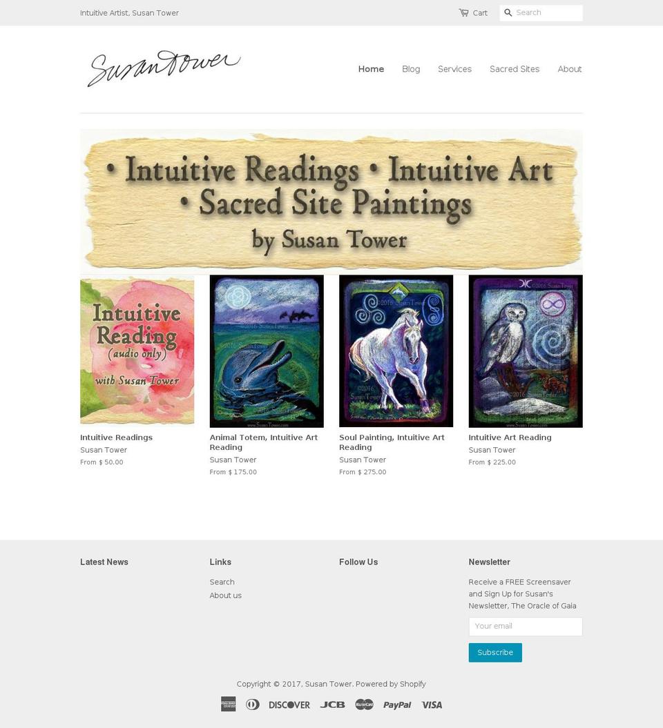 oracleofgaia.com shopify website screenshot