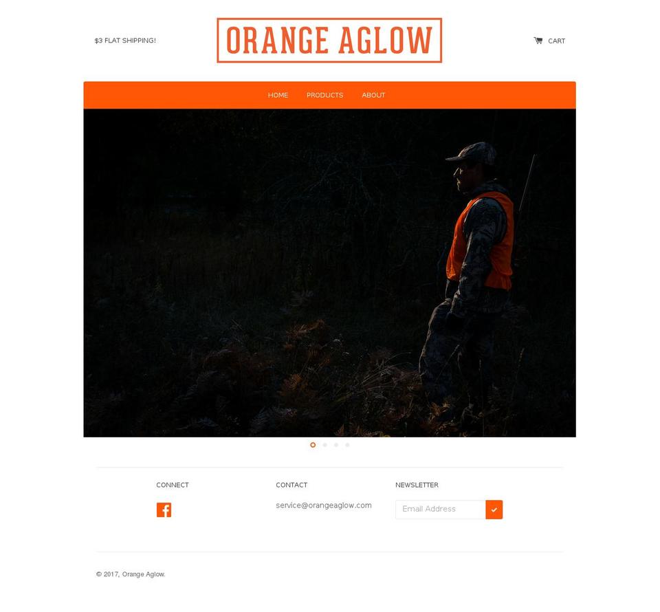 Alchemy Shopify theme site example orangeaglow.com
