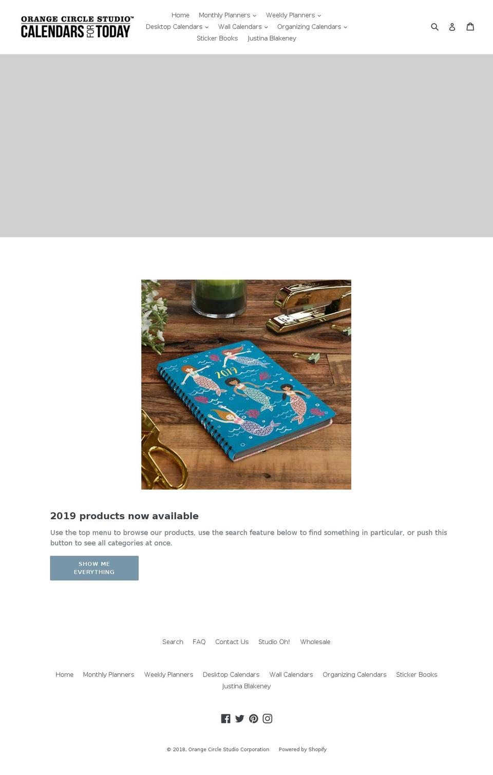 orangecirclestudio.com — Shopify storefront screenshot