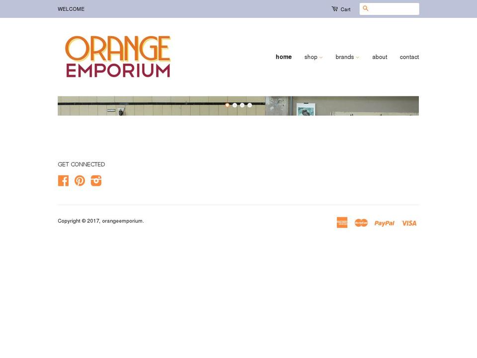 orangeemporium.com shopify website screenshot