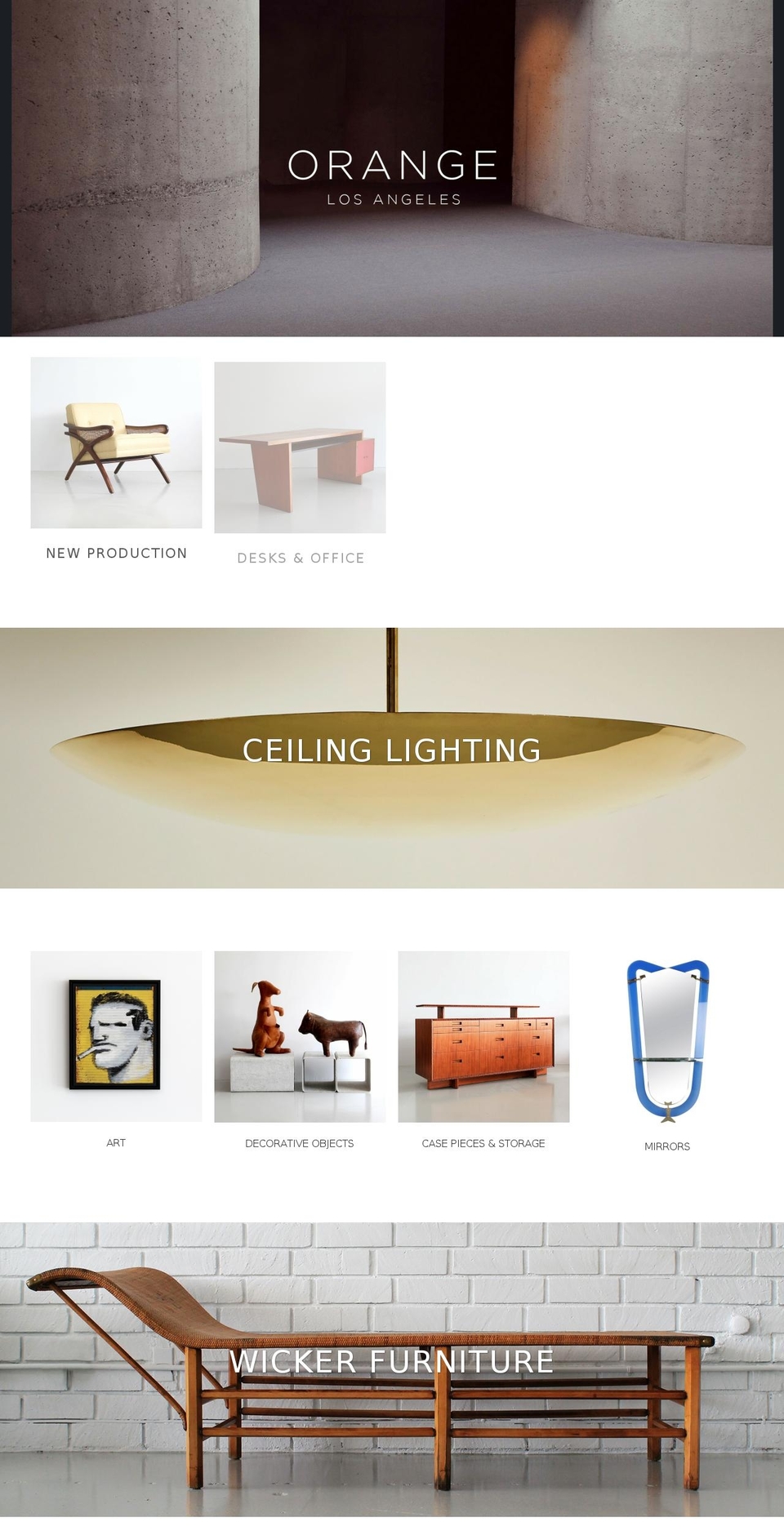 orangefurniture.com shopify website screenshot