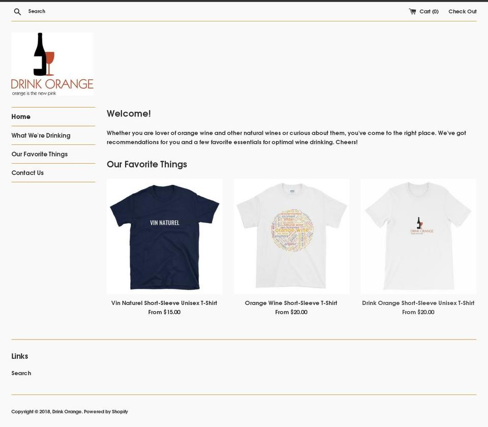orangeisyournewpink.com — Shopify storefront screenshot