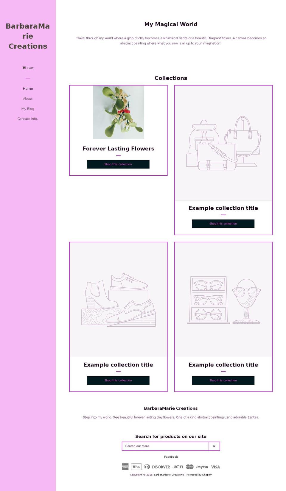 orangeiveart.com — Shopify storefront screenshot