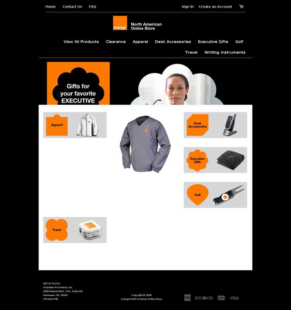 orangenam.com shopify website screenshot
