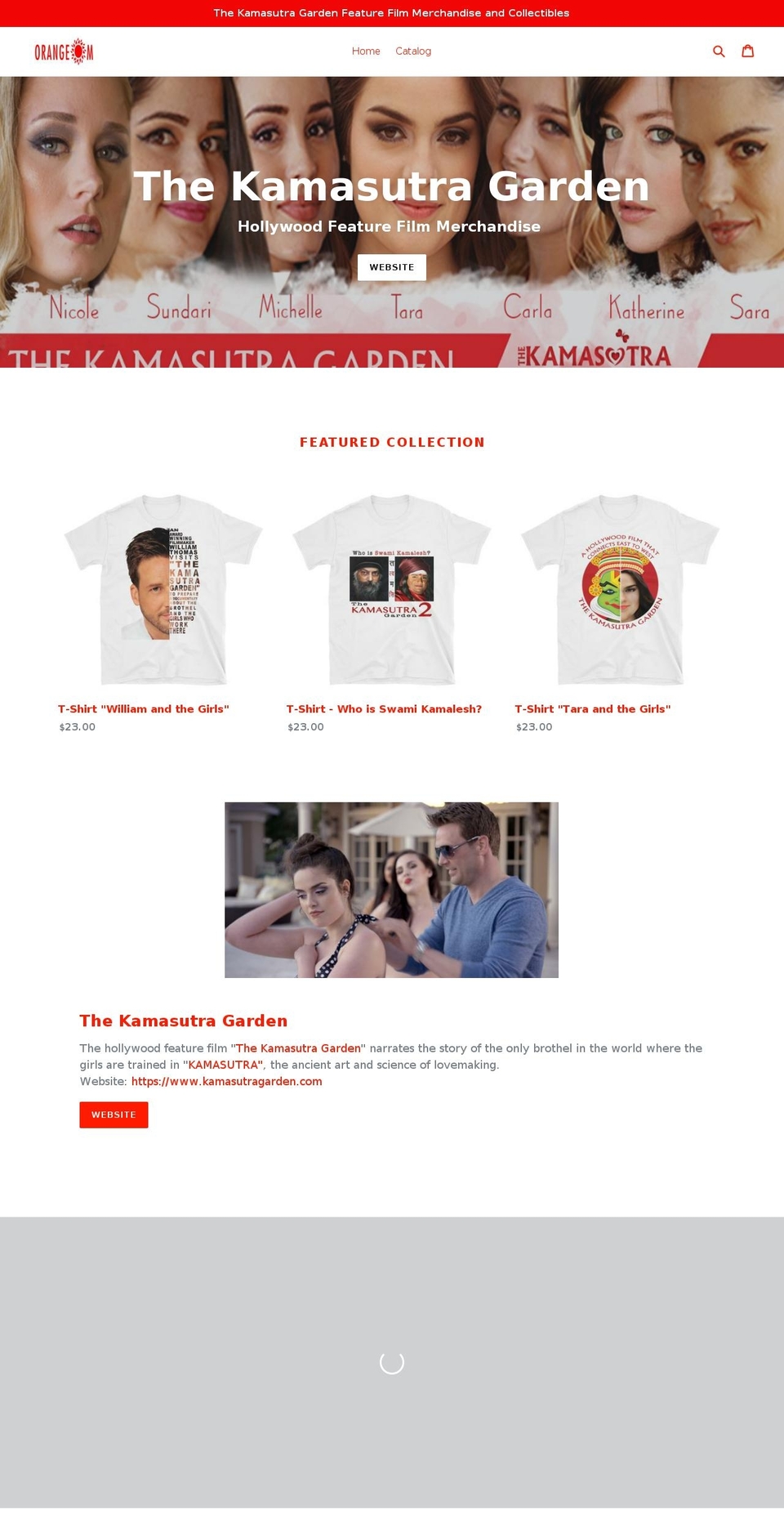orangeom.com — Shopify storefront screenshot
