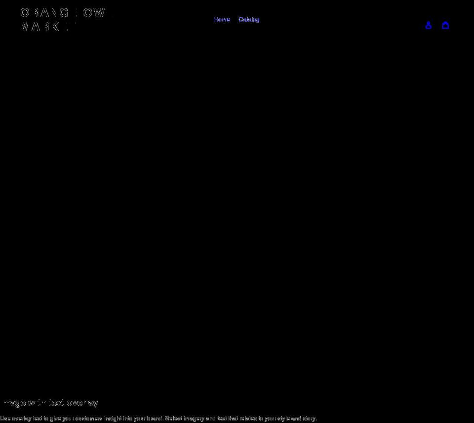 orangeowlmarket.com shopify website screenshot