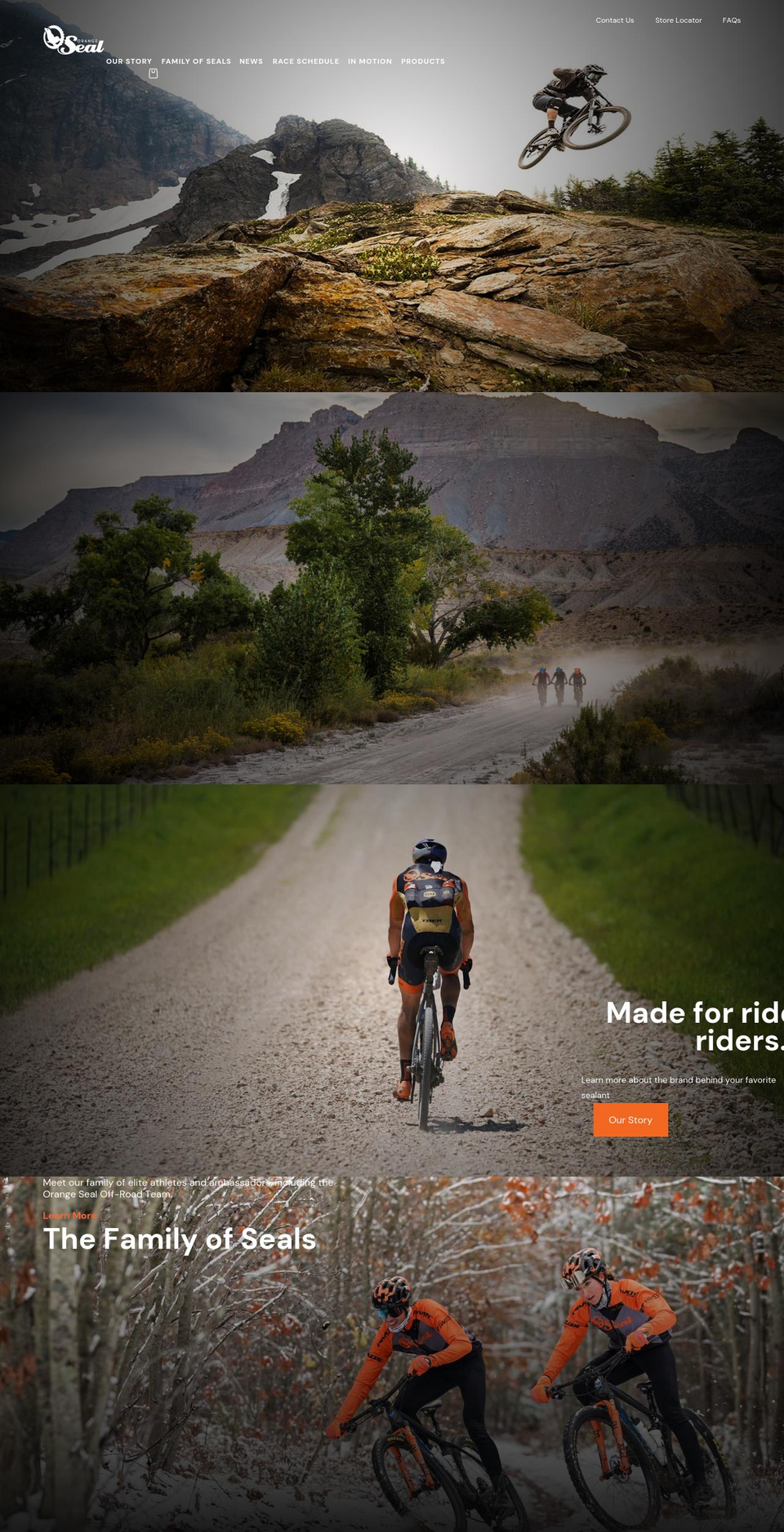 orangeseal.com shopify website screenshot