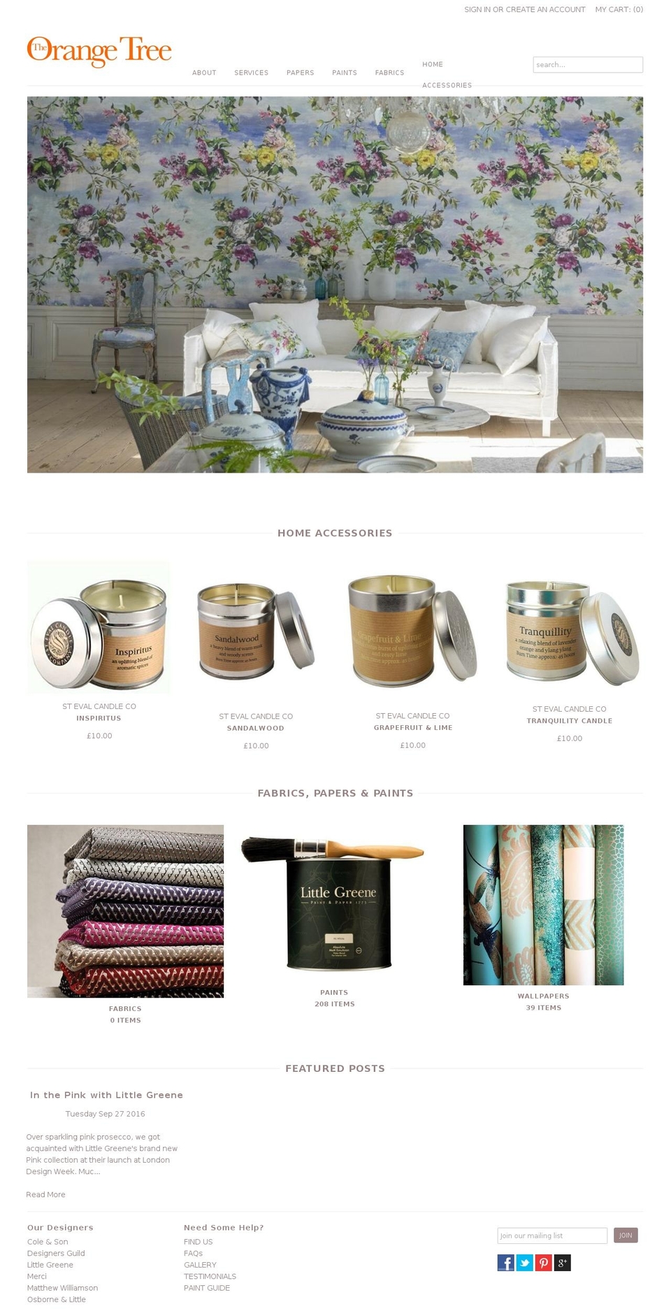 orangetreedirect.com shopify website screenshot