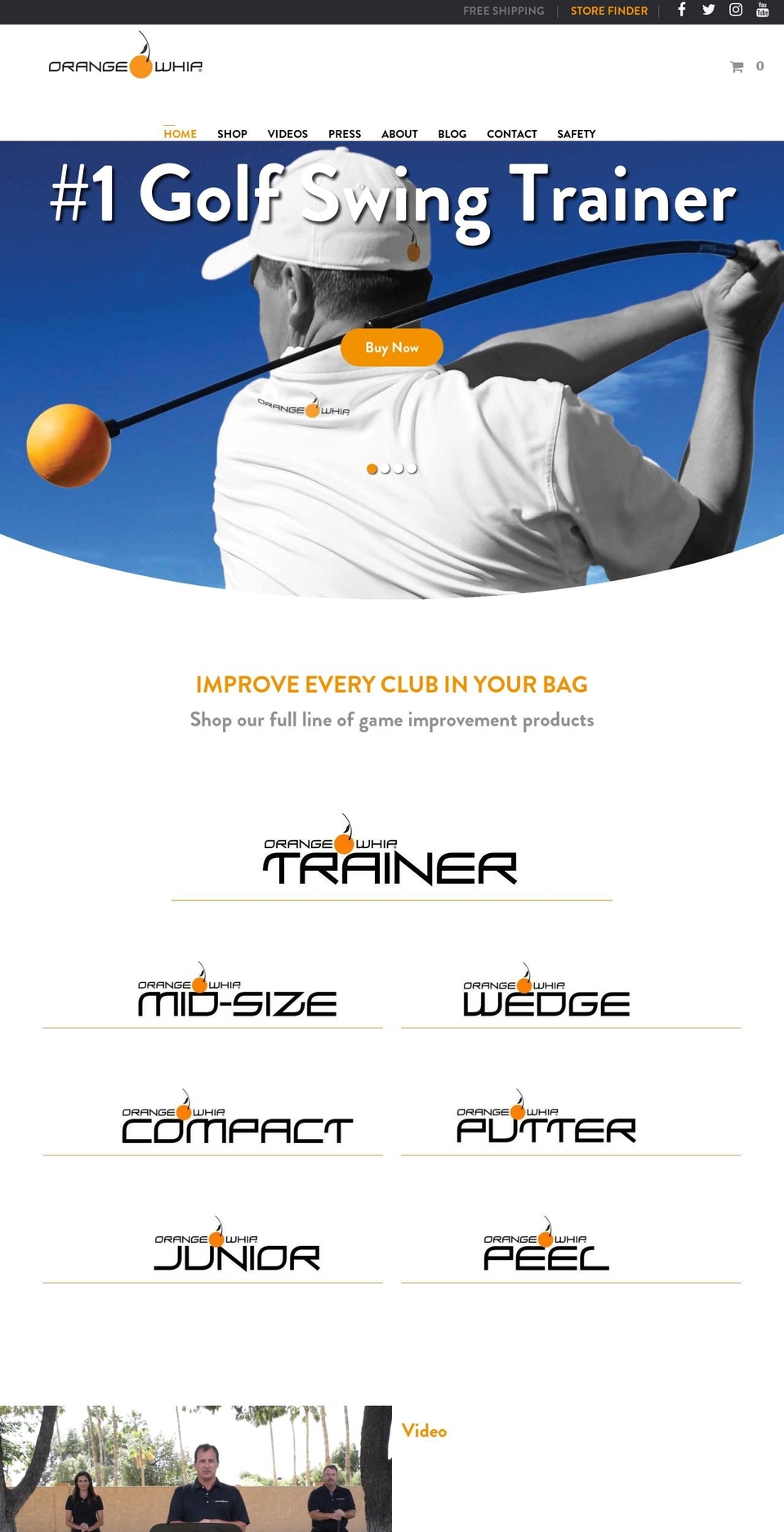 Ox + Revised Design Shopify theme site example orangewhiptrainer.com