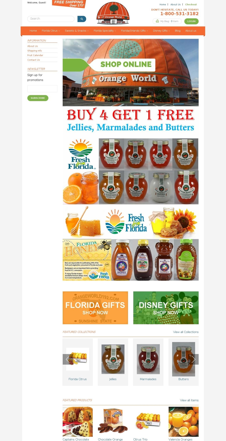 orangeworld192.com shopify website screenshot