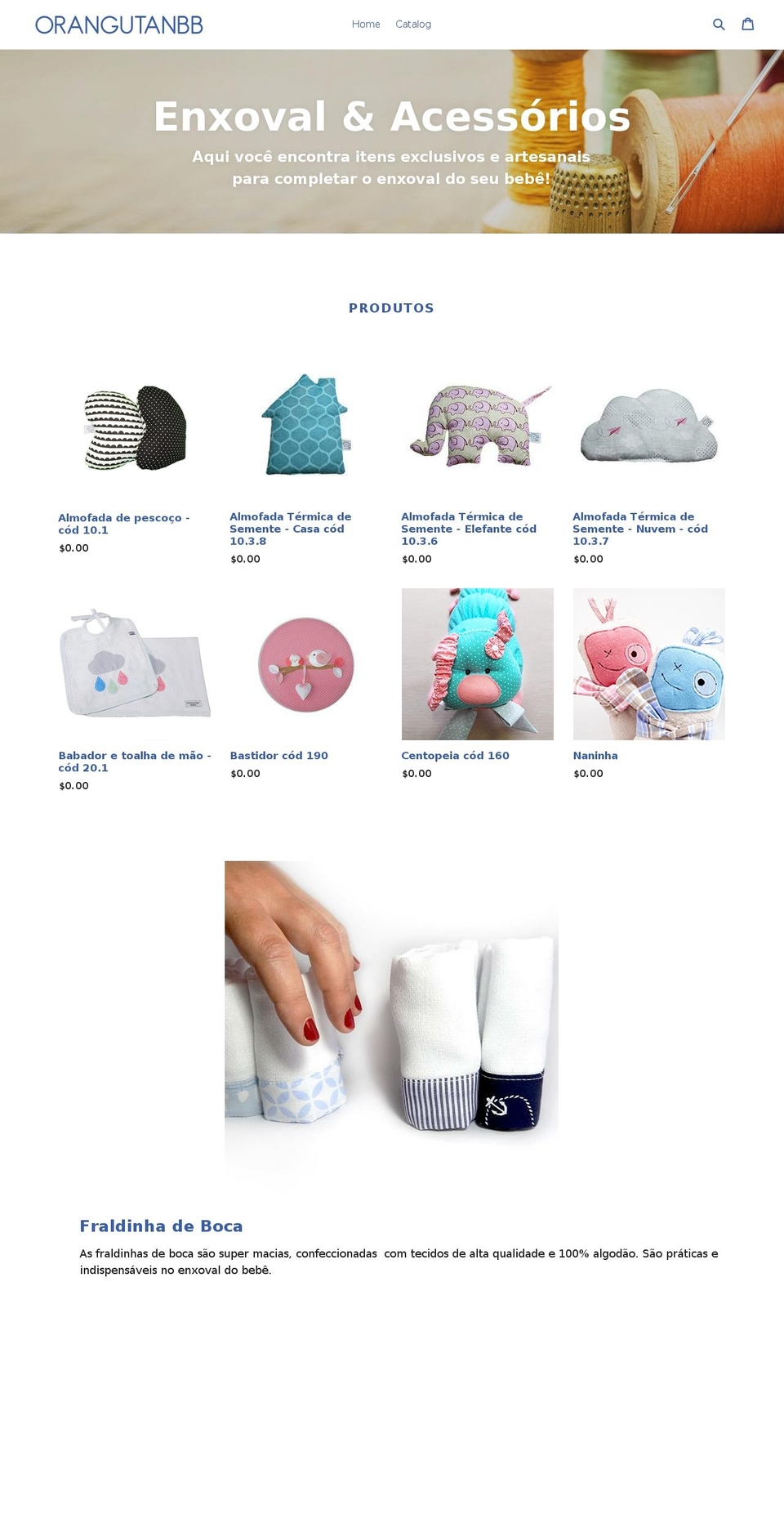 orangutanbebe.com — Shopify storefront screenshot