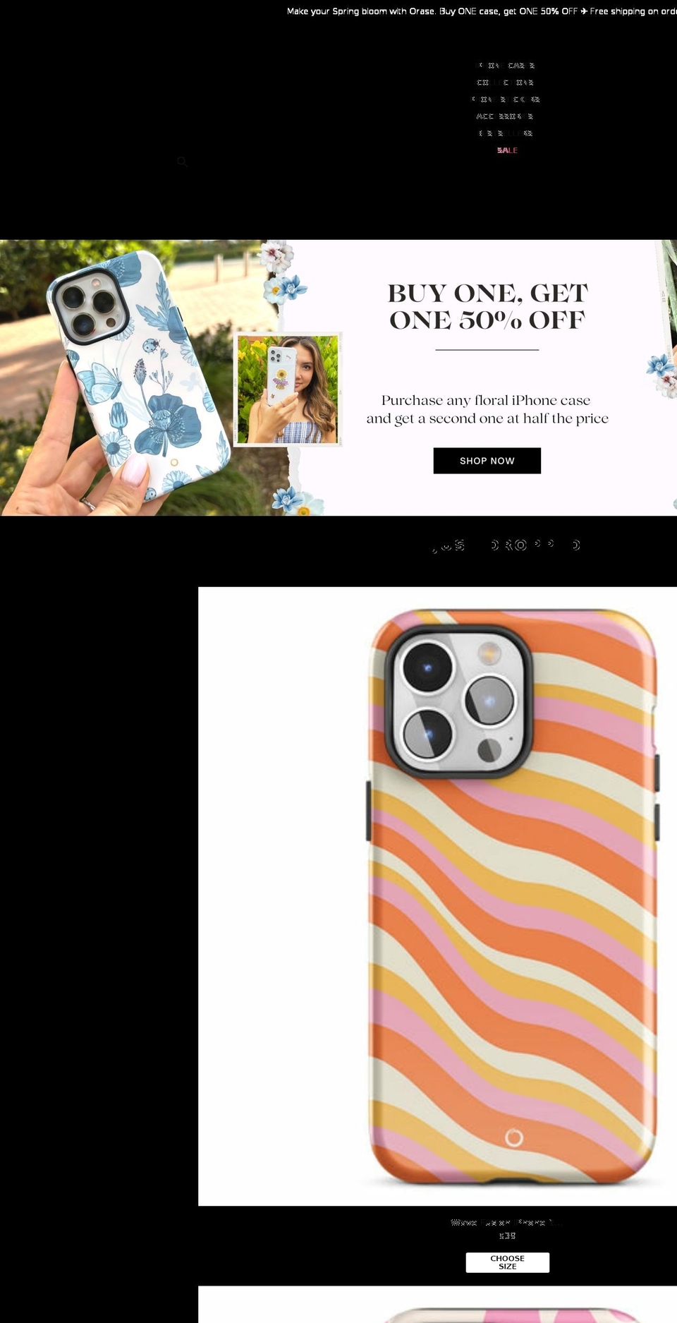 orase.com shopify website screenshot