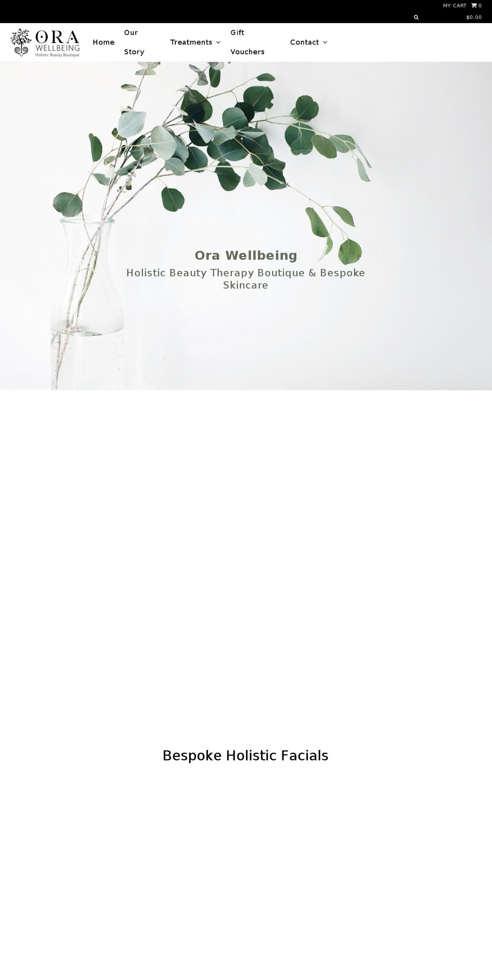 orawellbeing.com shopify website screenshot