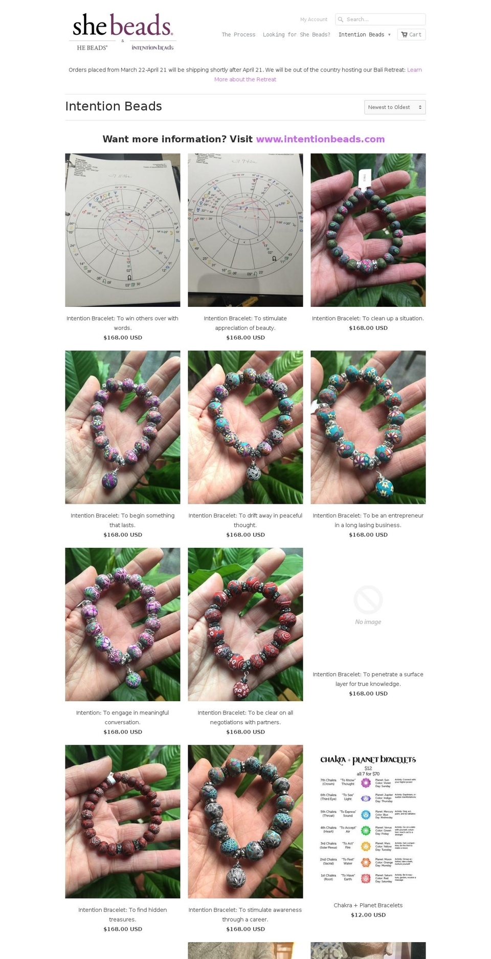 orbit-necklace.com shopify website screenshot