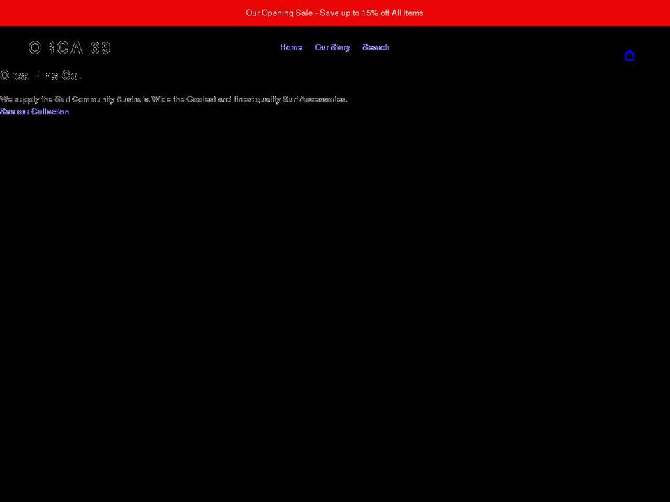 orcafins.co shopify website screenshot