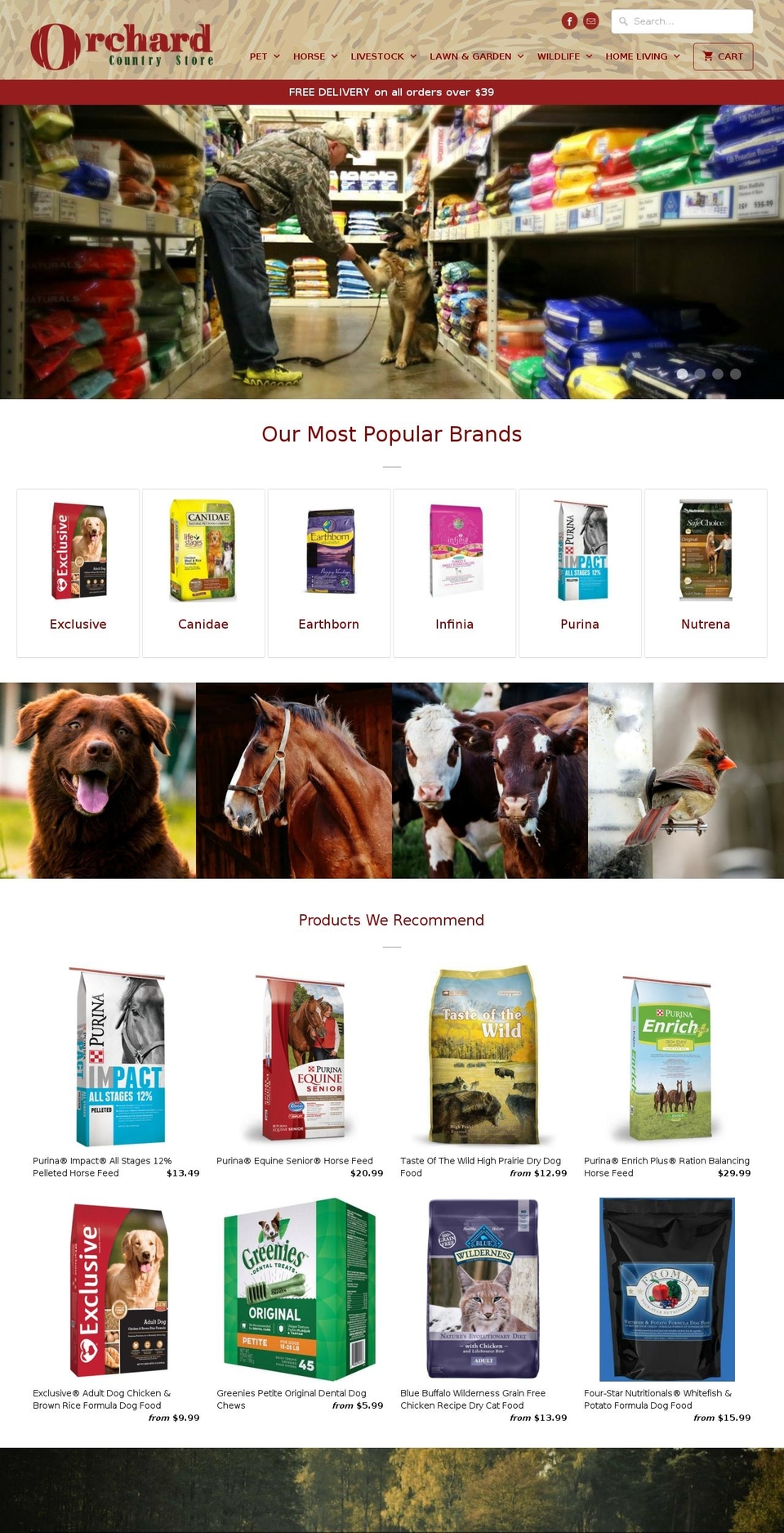 orchard-country-store-1.myshopify.com shopify website screenshot