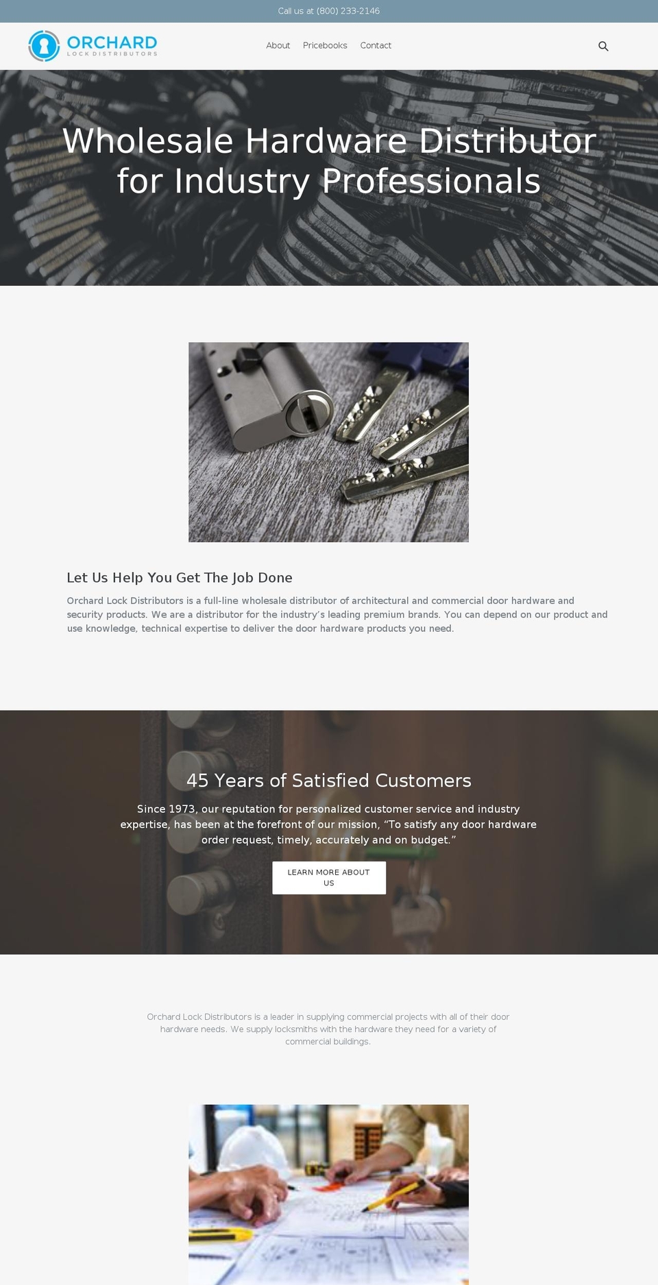 orchardlock.com shopify website screenshot