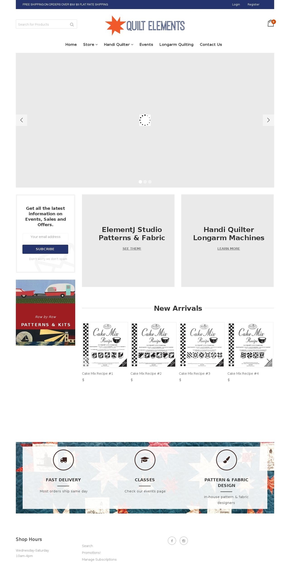 orchardsedgequilting.com shopify website screenshot
