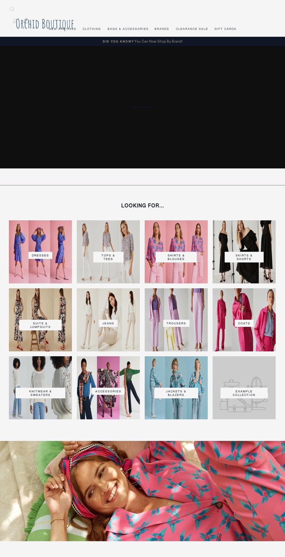 orchidboutique.ie shopify website screenshot