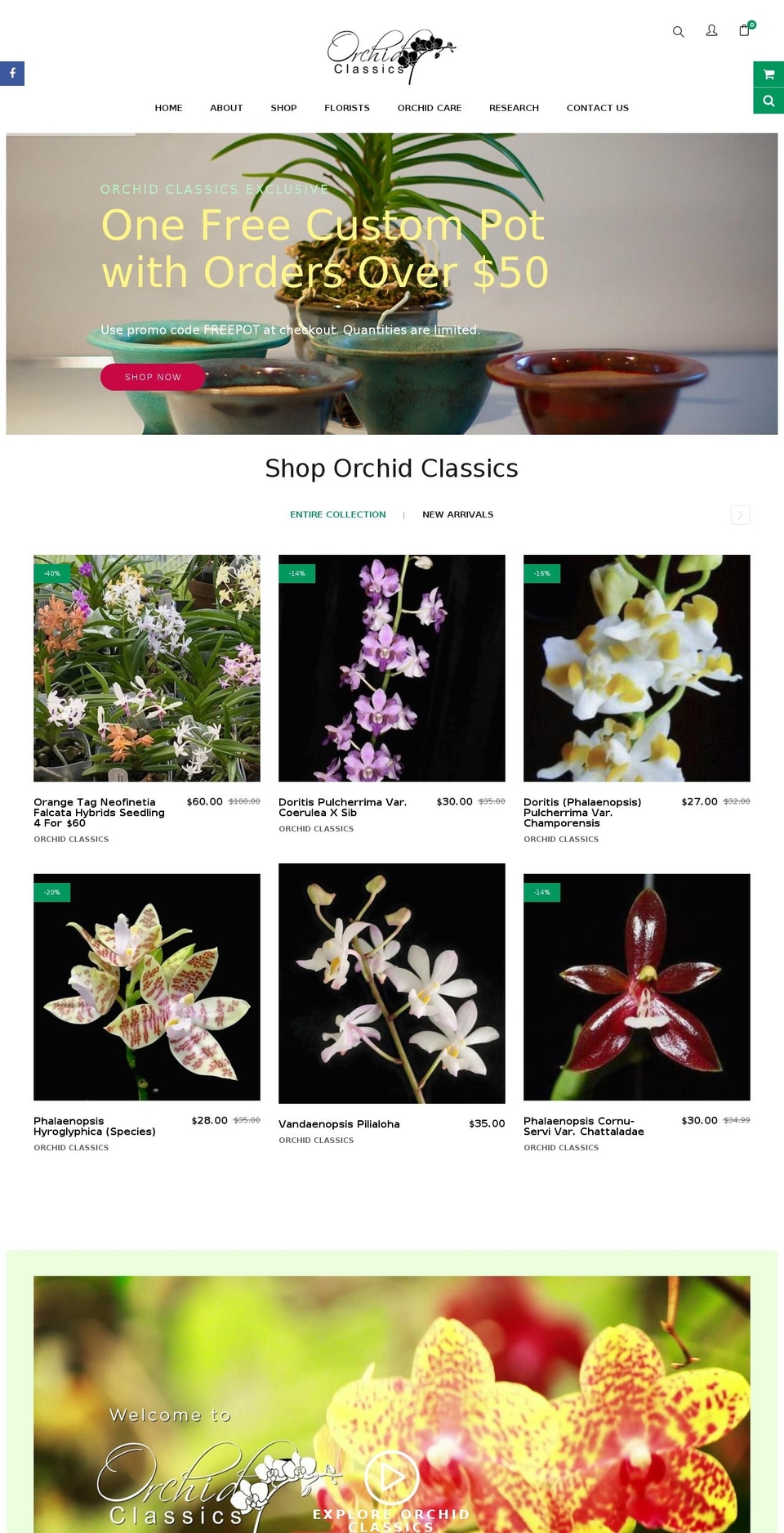 ilove-home- Shopify theme site example orchidclassics4u.com