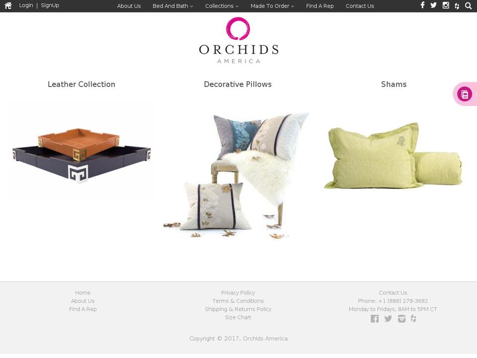 orchidsamerica.us shopify website screenshot