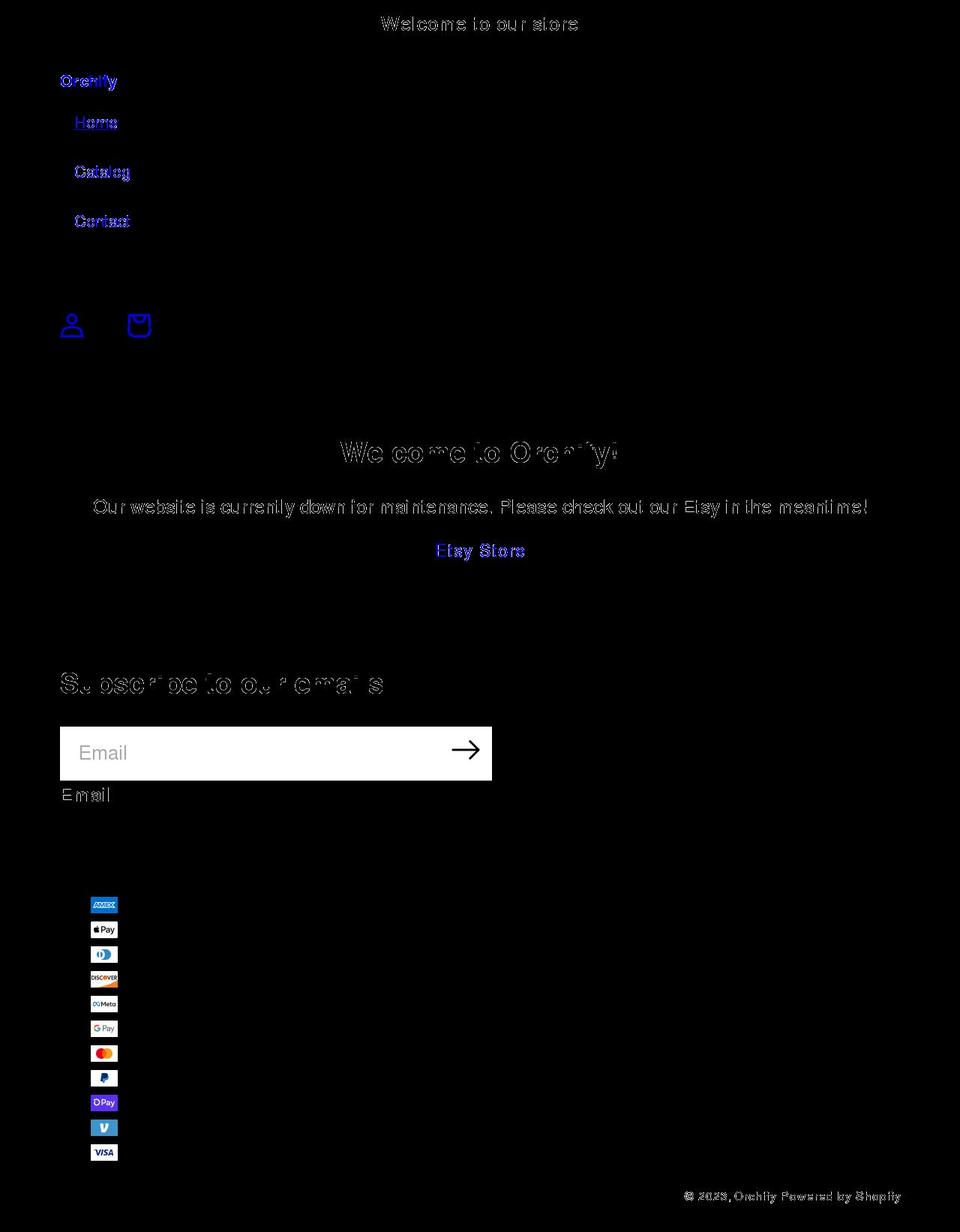 orchify.com shopify website screenshot