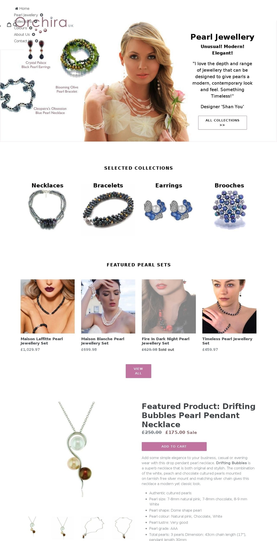 orchira.com — Shopify storefront screenshot