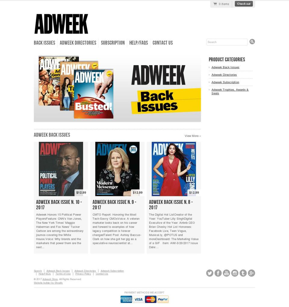 orderadweek.com shopify website screenshot