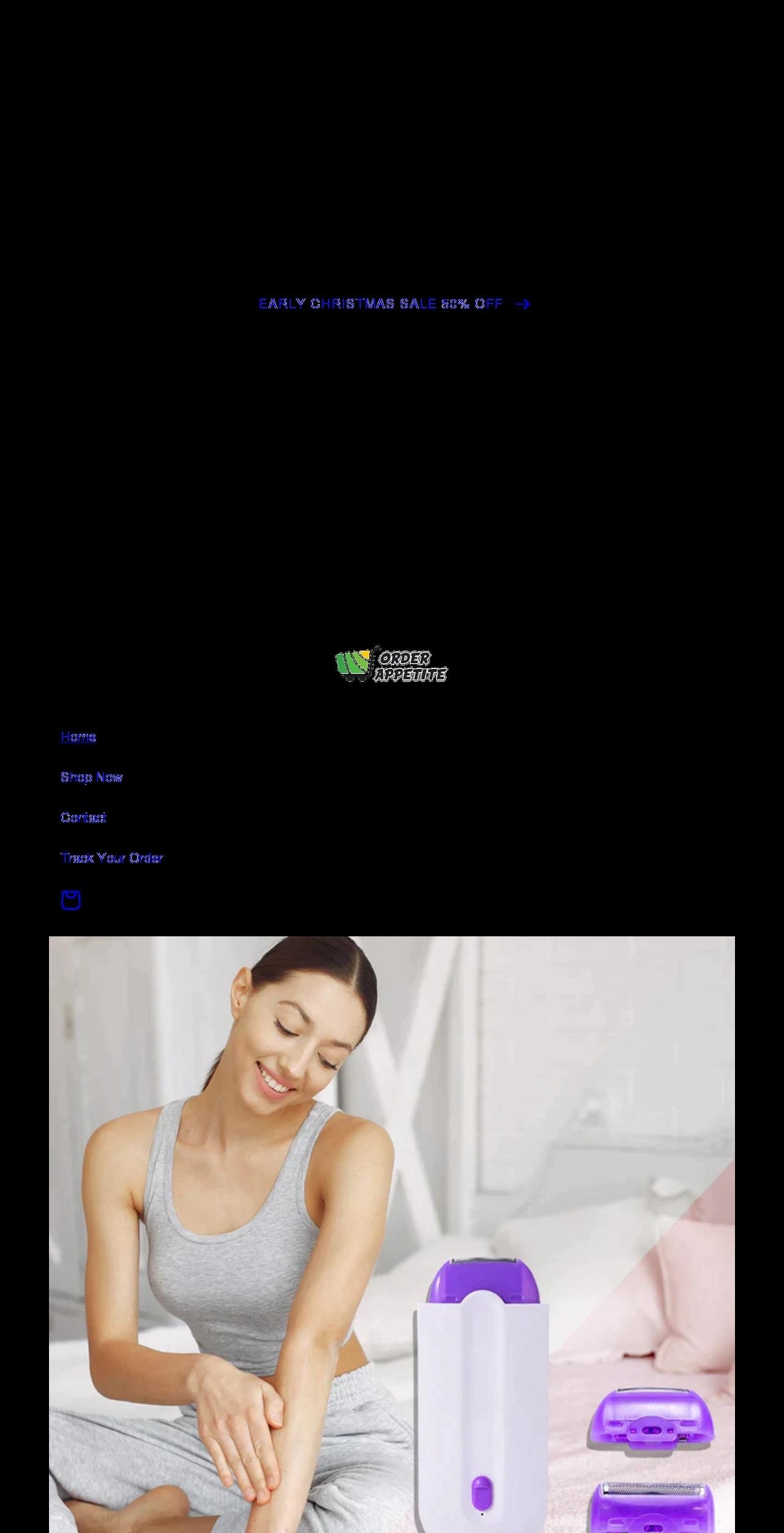 orderappetite.com shopify website screenshot