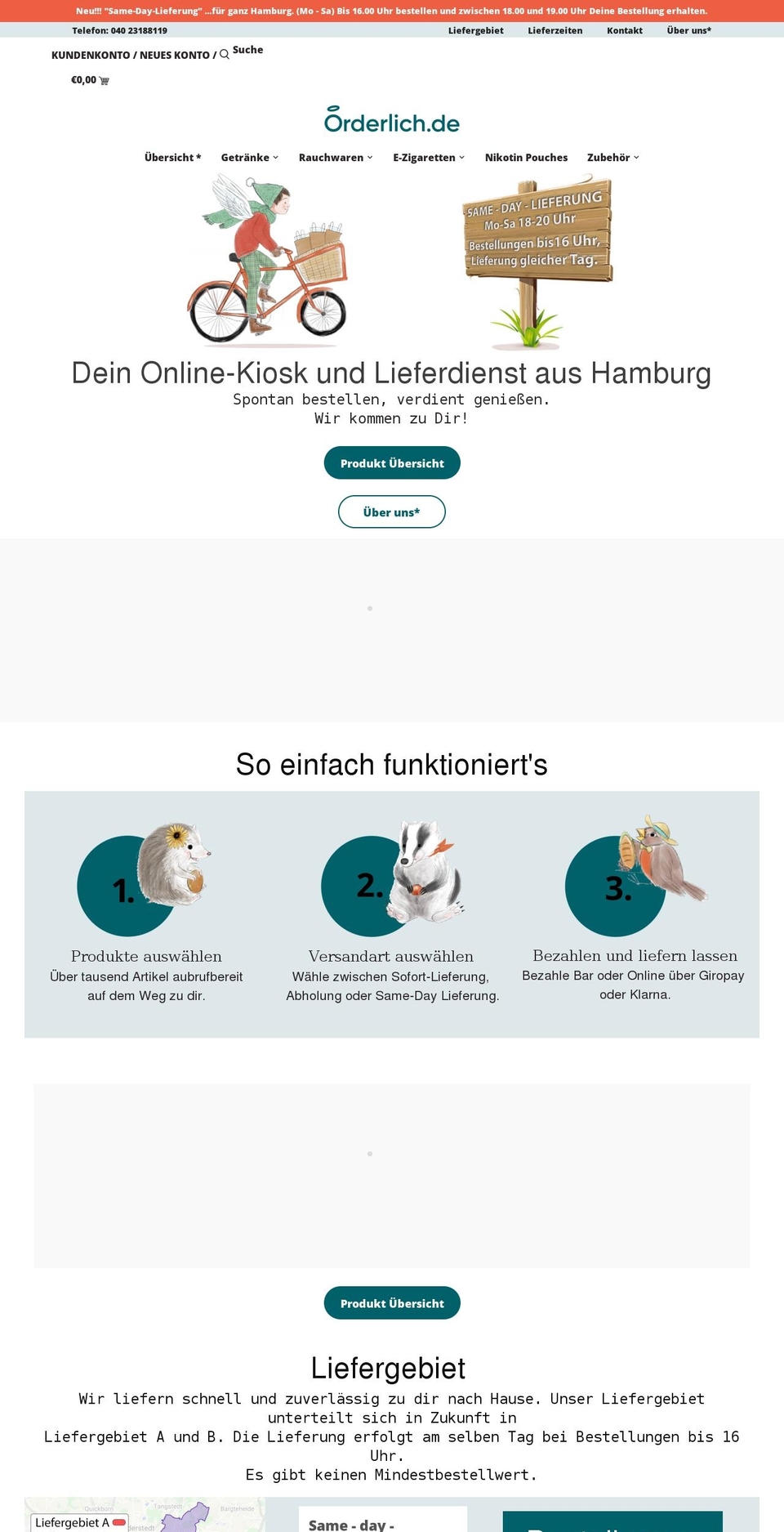 Orderlich Shopify theme site example orderlich.de