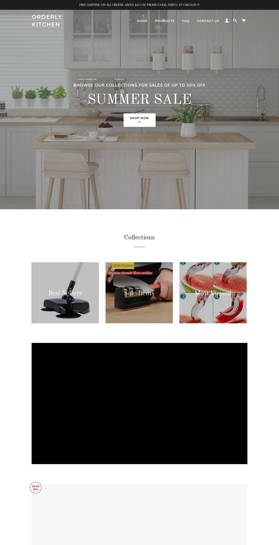 orderlykitchen.com — Shopify storefront screenshot