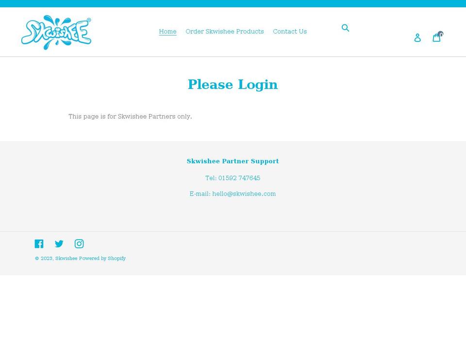 orderskwishee.com shopify website screenshot