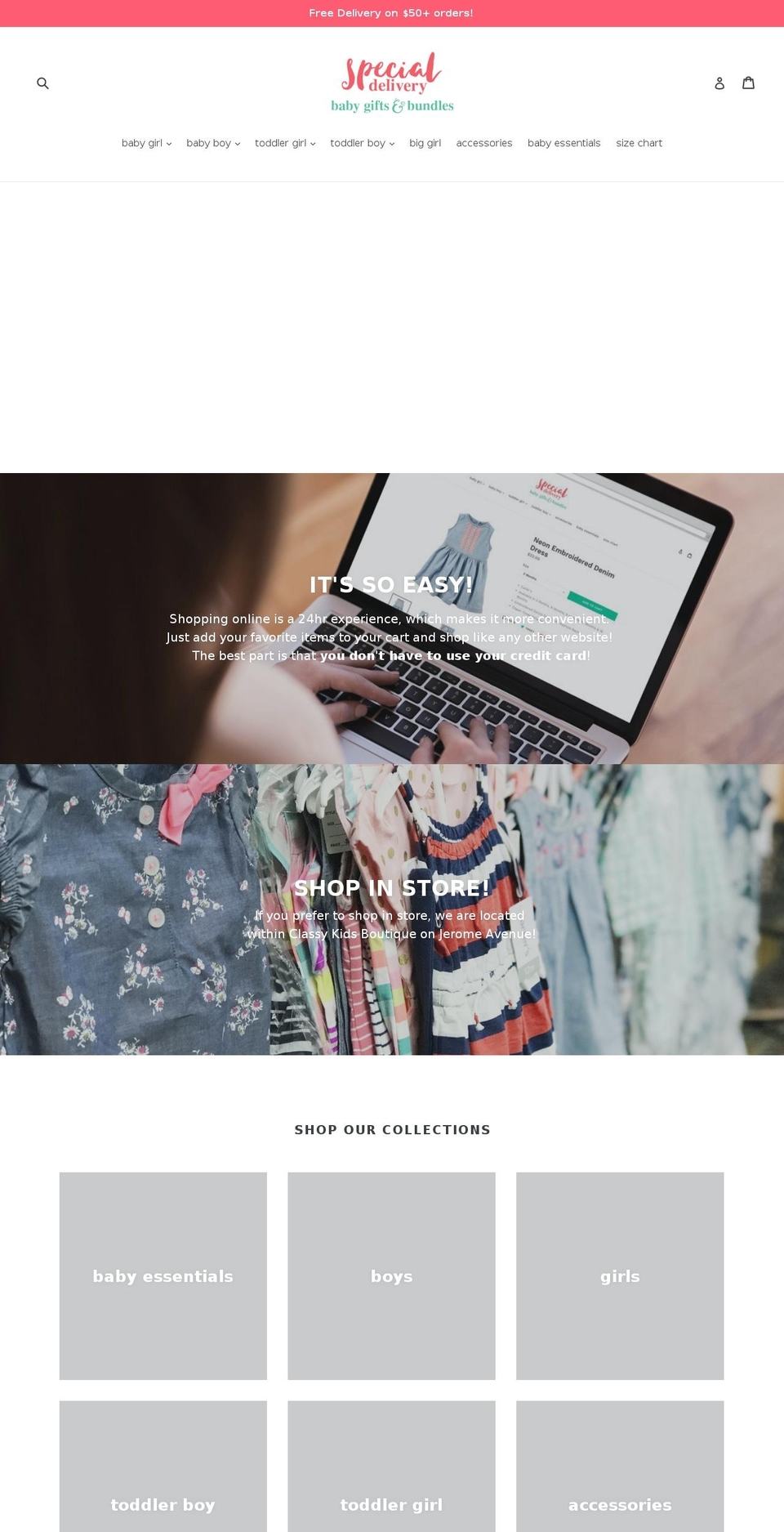 orderspecialdelivery.com — Shopify storefront screenshot
