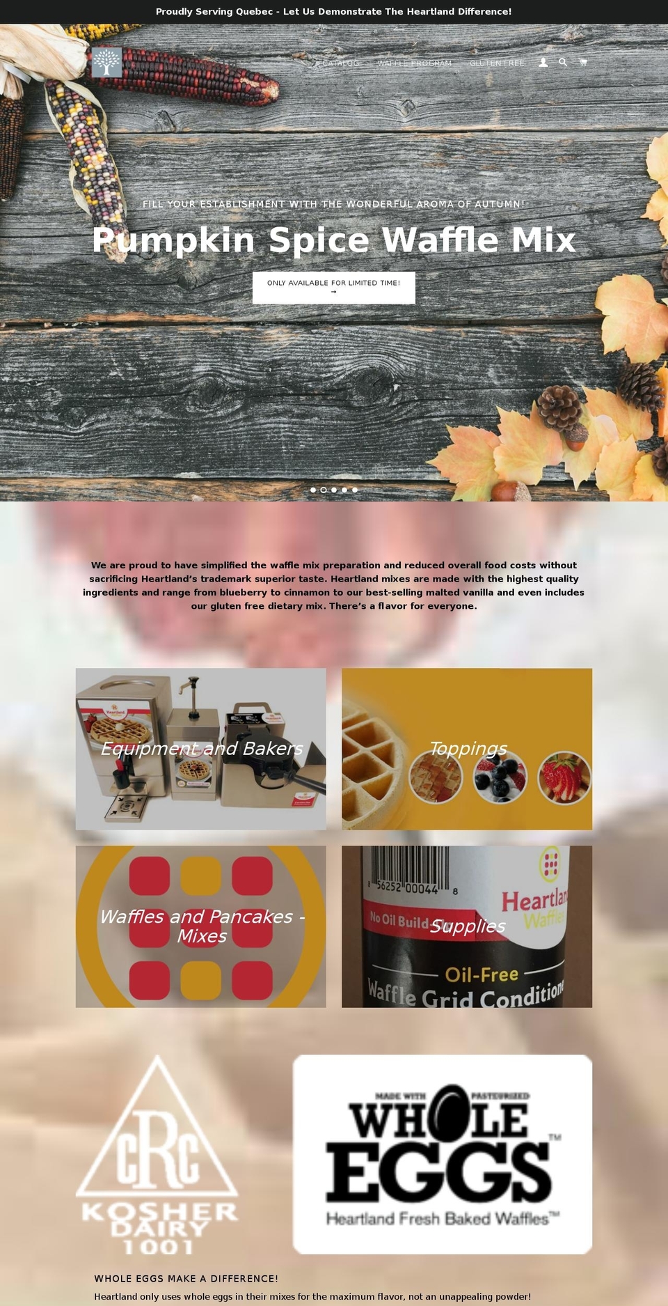 orderwaffles.com — Shopify storefront screenshot