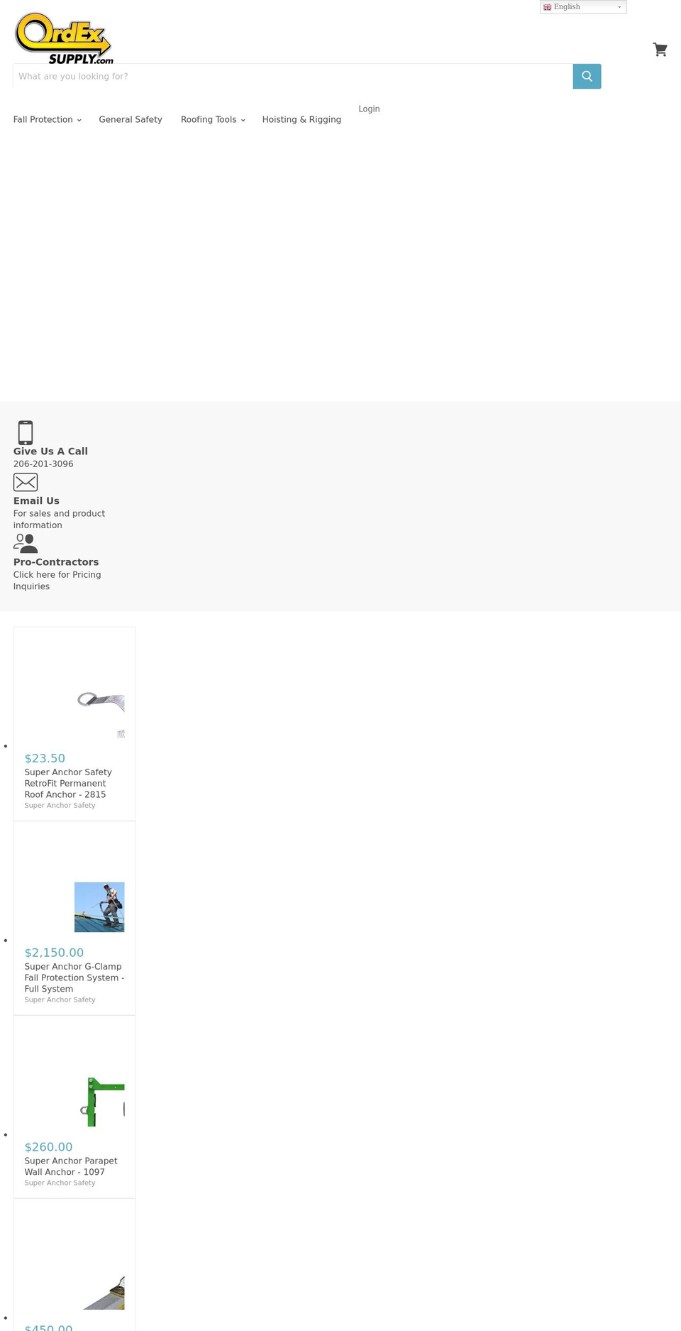 ordexsupply.com shopify website screenshot