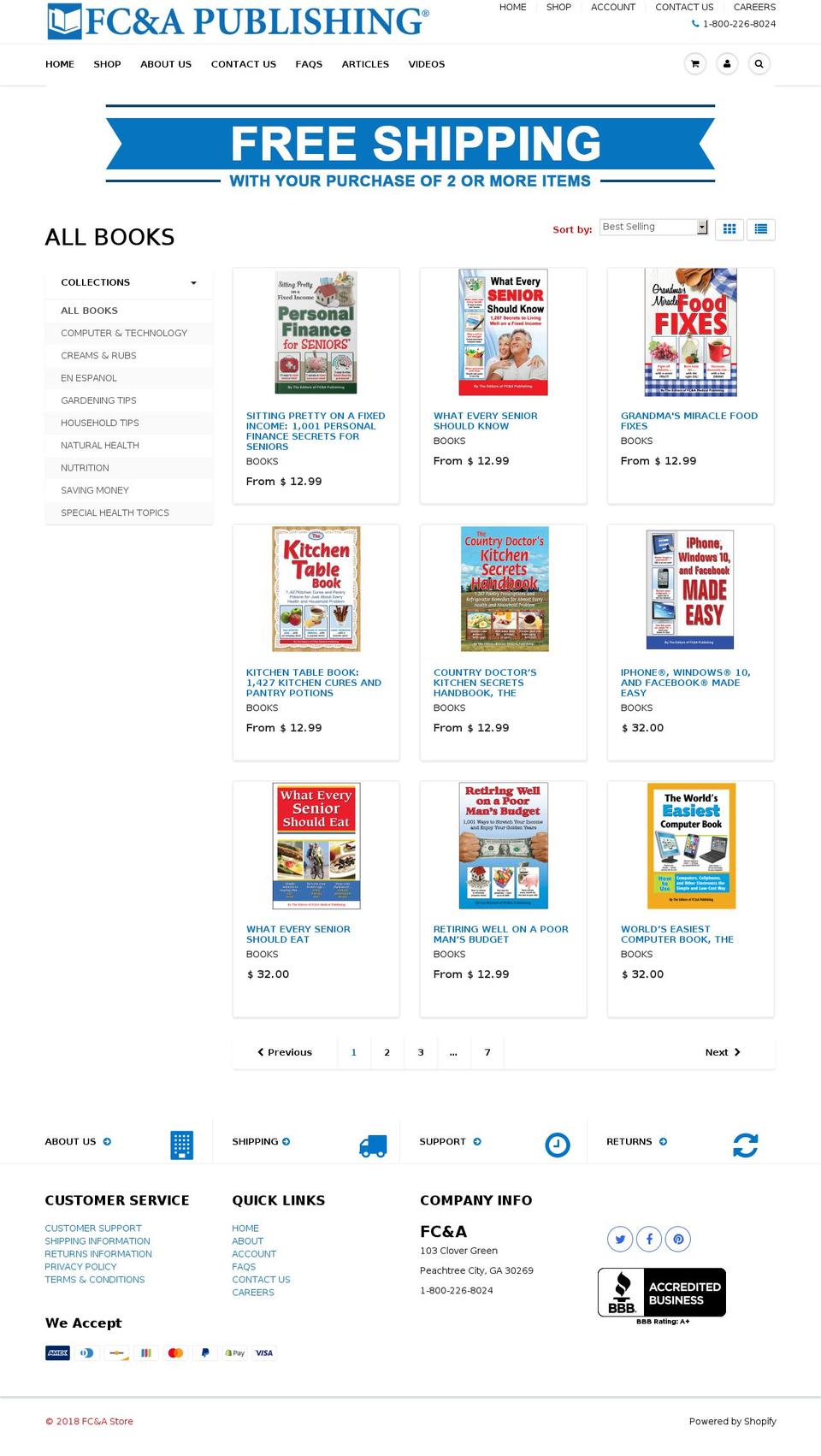 ordinaryailments.com — Shopify storefront screenshot