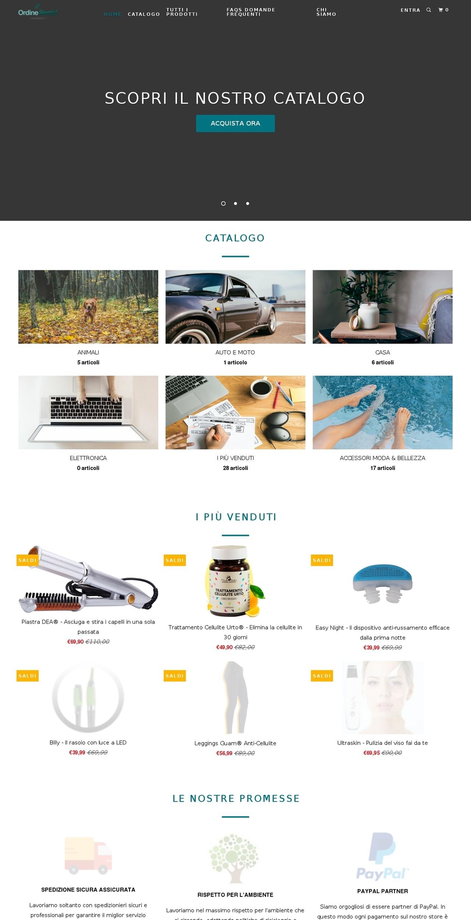 ordinesocial.com — Shopify storefront screenshot