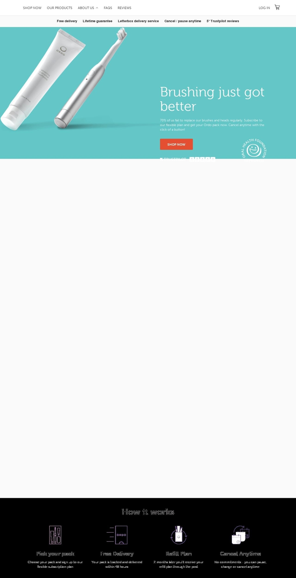 ordolife.com — Shopify storefront screenshot